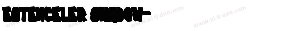 Estenceler Shadow字体转换